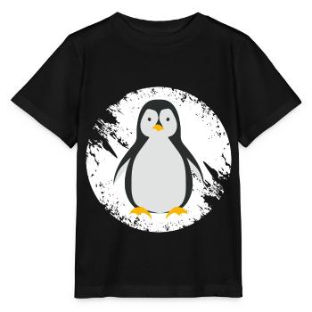 Pingouin - T-shirt bio MINI CREATOR Stanley/Stella Enfant - noir - Devant - Mikhail (115cm)