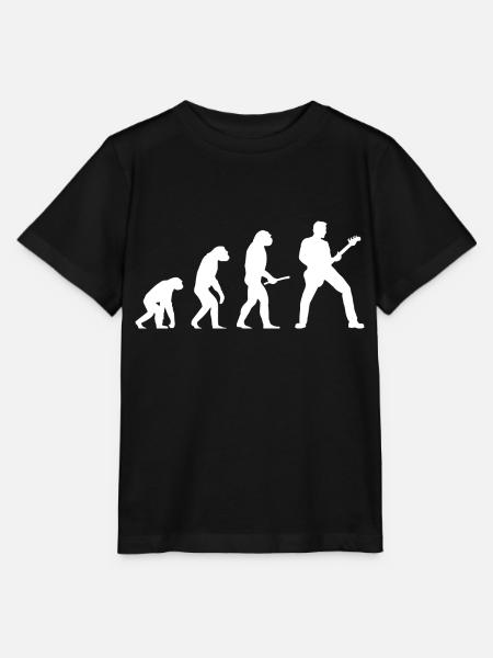 Guitar Evolution - Gitarren Gitarre Playercuteblacki - Stanley/Stella Kinder T-Shirt MINI CREATOR  - Schwarz