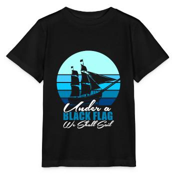 Pirate pirates - T-shirt bio MINI CREATOR Stanley/Stella Enfant - noir - Devant - Mikhail (115cm)