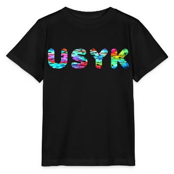 USYK - Stanley/Stella Kinder T-Shirt MINI CREATOR  - Schwarz - Vorne - Mikhail (115cm)