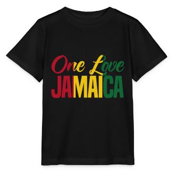 une chère jamaïque - T-shirt bio MINI CREATOR Stanley/Stella Enfant - noir - Devant - Mikhail (115cm)