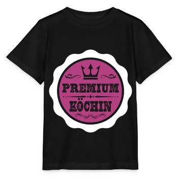 Premium Köchin - Stanley/Stella Kinder T-Shirt MINI CREATOR  - Schwarz - Vorne - Mikhail (115cm)