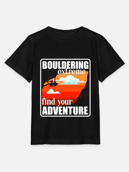 Bouldern Felsklettern Boulderer Sport - Stanley/Stella Kinder T-Shirt MINI CREATOR  - Schwarz