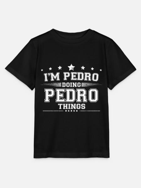 Pedro - T-shirt bio MINI CREATOR Stanley/Stella Enfant - noir