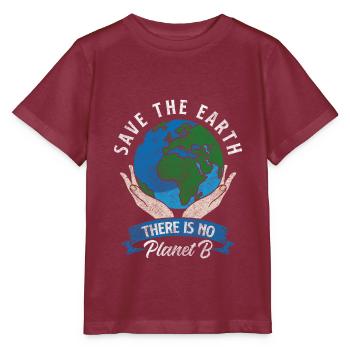 Environmental protection Pollution Nature - Stanley/Stella MINI CREATOR Kids’ T-Shirt - burgundy - Front - Kain (125cm)