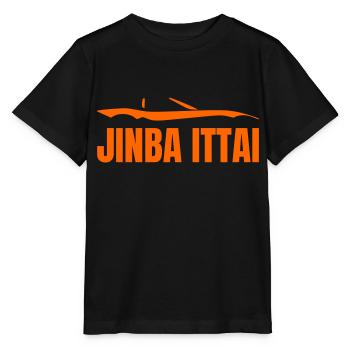 Design Jinba Ittai Transparent - T-shirt bio MINI CREATOR Stanley/Stella Enfant - noir - Devant - Mikhail (115cm)