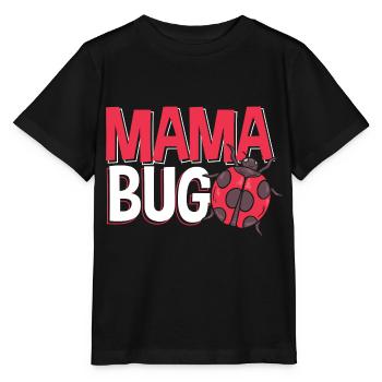 Ladybug Entomologist Ladybirds Entomology Mama Bug - Stanley/Stella Kinder T-Shirt MINI CREATOR  - Schwarz - Vorne - Mikhail (115cm)