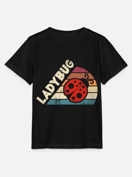 Ladybug Entomologist Ladybirds Entomology - Stanley/Stella Kinder T-Shirt MINI CREATOR  - Schwarz