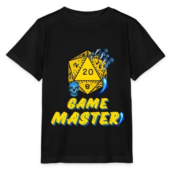 D20 Adventures Game Master RPG - T-shirt bio MINI CREATOR Stanley/Stella Enfant - noir - Devant - Mikhail (115cm)