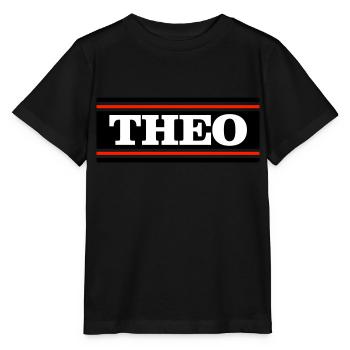 THEO - T-shirt bio MINI CREATOR Stanley/Stella Enfant - noir - Devant - Mikhail (115cm)