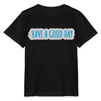 Bonne journée - T-shirt bio MINI CREATOR Stanley/Stella Enfant - noir - Devant - Mikhail (115cm)
