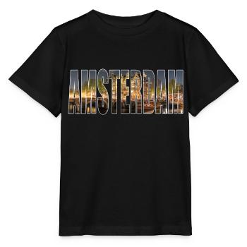 Amsterdam - Stanley/Stella Kinder T-Shirt MINI CREATOR  - Schwarz - Vorne - Mikhail (115cm)