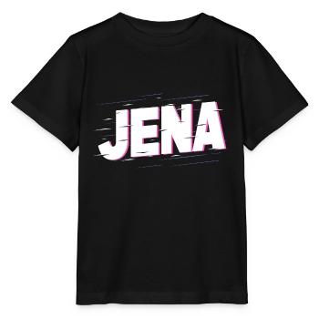 Jena Allemagne Ville Écriture Accueil Amour - T-shirt bio MINI CREATOR Stanley/Stella Enfant - noir - Devant - Mikhail (115cm)