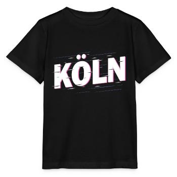 Köln Deutschland Stadt Schrift Heimat Liebe - Stanley/Stella Kinder T-Shirt MINI CREATOR  - Schwarz - Vorne - Mikhail (115cm)