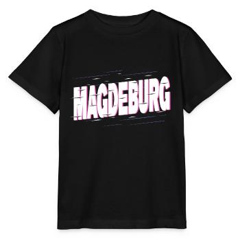 Magdebourg Allemagne City Font Accueil Amour - T-shirt bio MINI CREATOR Stanley/Stella Enfant - noir - Devant - Mikhail (115cm)
