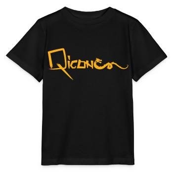 Qigong Dragon gold - Stanley/Stella Kinder T-Shirt MINI CREATOR  - Schwarz - Vorne - Mikhail (115cm)