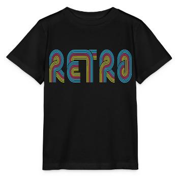 Retro - Stanley/Stella MINI CREATOR Kids’ T-Shirt - black - Front - Mikhail (115cm)