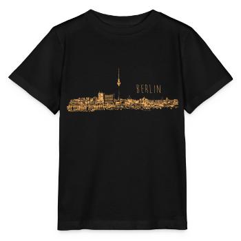 Berlin deutschland techno rave musik party reisen - Stanley/Stella Kinder T-Shirt MINI CREATOR  - Schwarz - Vorne - Mikhail (115cm)