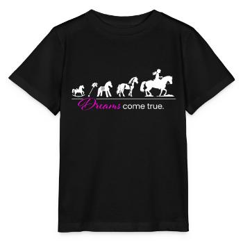 Horse Dream Evolution - Stanley/Stella MINI CREATOR Kids’ T-Shirt - black - Front - Mikhail (115cm)