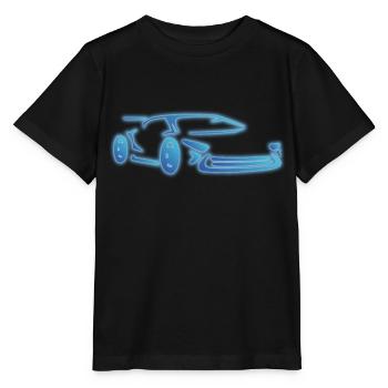 Schnelles Supercar Konzept Auto Sportwagen Rennen - Stanley/Stella Kinder T-Shirt MINI CREATOR  - Schwarz - Vorne - Mikhail (115cm)