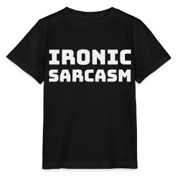Ironischer Sarkasmus - Stanley/Stella Kinder T-Shirt MINI CREATOR  - Schwarz - Vorne - Mikhail (115cm)