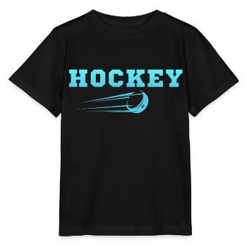 Eishockey originelle Geschenkidee - Stanley/Stella Kinder T-Shirt MINI CREATOR  - Schwarz - Vorne - Mikhail (115cm)