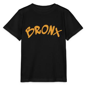 Bronx - New York City - États-Unis - Amérique - T-shirt bio MINI CREATOR Stanley/Stella Enfant - noir - Devant - Mikhail (115cm)