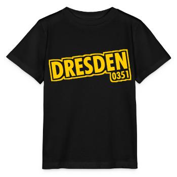 Dresden - 0351 - Area Code - Saxony - Stanley/Stella MINI CREATOR Kids’ T-Shirt - black - Front - Mikhail (115cm)