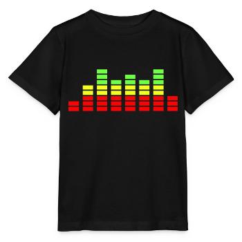equalizer - Stanley/Stella Kinder T-Shirt MINI CREATOR  - Schwarz - Vorne - Mikhail (115cm)