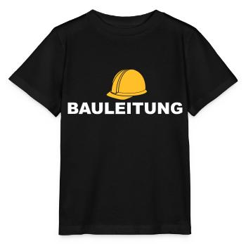 Maîtrise de la construction Construction de maisons - T-shirt bio MINI CREATOR Stanley/Stella Enfant - noir - Devant - Mikhail (115cm)