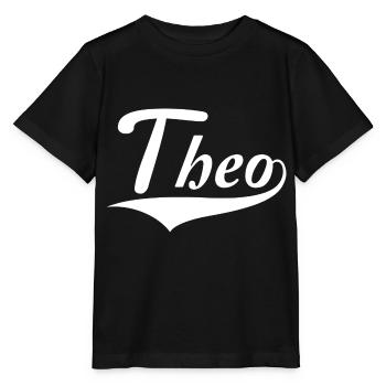 Theo - Stanley/Stella Kinder T-Shirt MINI CREATOR  - Schwarz - Vorne - Mikhail (115cm)