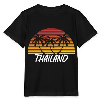 La Thaïlande - T-shirt bio MINI CREATOR Stanley/Stella Enfant - noir - Devant - Mikhail (115cm)