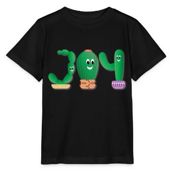 Joy cactus - Stanley/Stella MINI CREATOR Kids’ T-Shirt - black - Front - Mikhail (115cm)