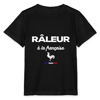 RÂLEUR À LA FRANÇAISE - T-shirt bio MINI CREATOR Stanley/Stella Enfant - noir - Devant - Mikhail (115cm)