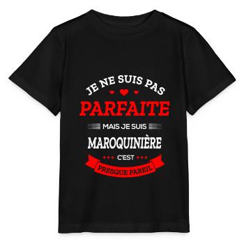 MAROQUINIÈRE PARFAITE - T-shirt bio MINI CREATOR Stanley/Stella Enfant - noir - Devant - Mikhail (115cm)