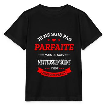 METTEUSE EN SCÈNE PARFAITE - T-shirt bio MINI CREATOR Stanley/Stella Enfant - noir - Devant - Mikhail (115cm)