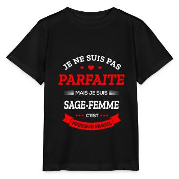 SAGE FEMME PARFAITE - T-shirt bio MINI CREATOR Stanley/Stella Enfant - noir - Devant - Mikhail (115cm)