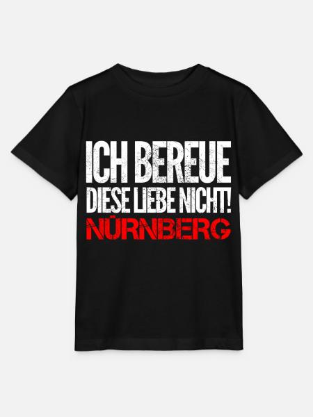 Nürnberg Ich bereue Diese Liebe nicht - Stanley/Stella Kinder T-Shirt MINI CREATOR - Schwarz