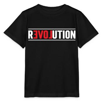 Die Revolution der Liebe - Stanley/Stella Kinder T-Shirt MINI CREATOR  - Schwarz - Vorne - Mikhail (115cm)