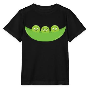 pois Français - T-shirt bio MINI CREATOR Stanley/Stella Enfant - noir - Devant - Mikhail (115cm)