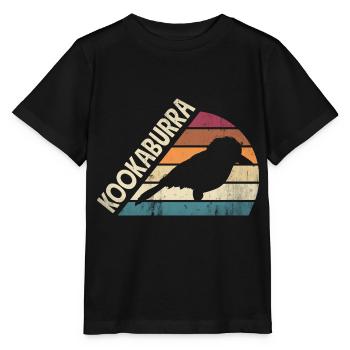 Kookaburra Birder Ornithologie ornithologique - T-shirt bio MINI CREATOR Stanley/Stella Enfant - noir - Devant - Mikhail (115cm)