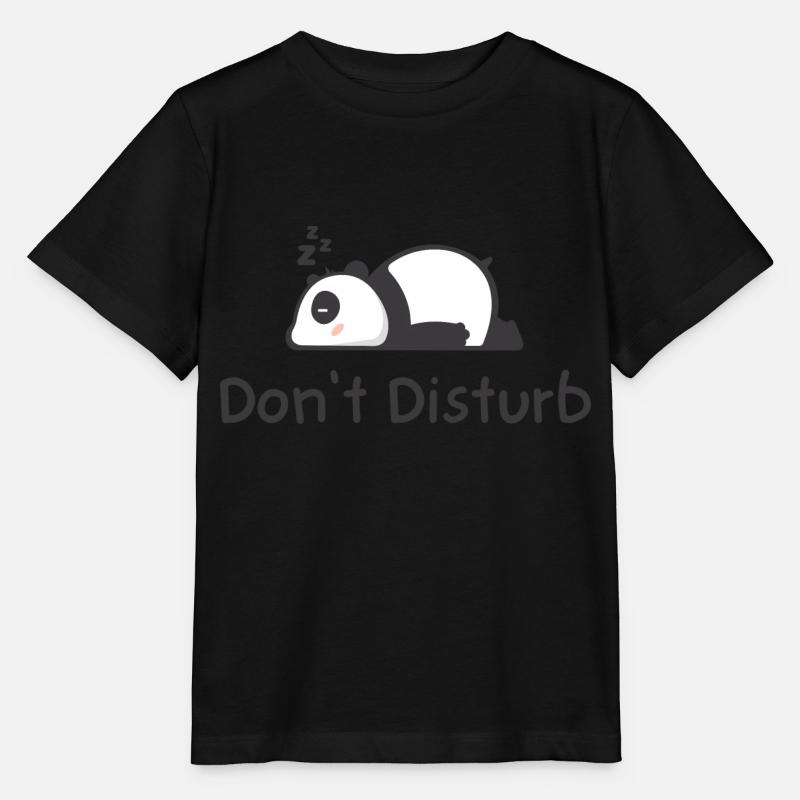 Ne pas déranger Ne pas déranger panda Design - T-shirt bio MINI CREATOR Stanley/Stella Enfant - noir