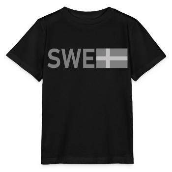 Taktisches Grau ENG - Stanley/Stella Kinder T-Shirt MINI CREATOR  - Schwarz - Vorne - Mikhail (115cm)