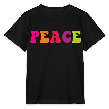 PEACE - T-shirt bio MINI CREATOR Stanley/Stella Enfant - noir - Devant - Mikhail (115cm)