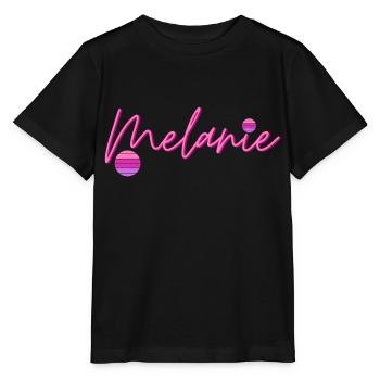 Melanie First name - Stanley/Stella MINI CREATOR Kids’ T-Shirt - black - Front - Mikhail (115cm)