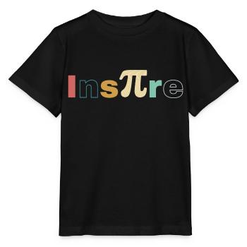 Inspire Pi Day, math lovers, Pi, March 14 - Stanley/Stella MINI CREATOR Kids’ T-Shirt - black - Front - Mikhail (115cm)