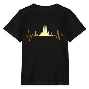 Heartbeat Barcelona - Stanley/Stella MINI CREATOR Kids’ T-Shirt - black - Front - Mikhail (115cm)