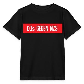 DJs gegen NZS - Stanley/Stella Kinder T-Shirt MINI CREATOR  - Schwarz - Vorne - Mikhail (115cm)