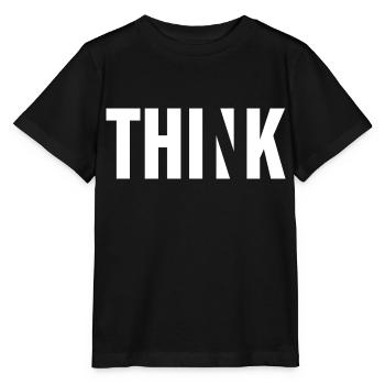 Penser - T-shirt bio MINI CREATOR Stanley/Stella Enfant - noir - Devant - Mikhail (115cm)