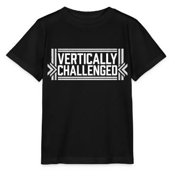 verticalement défié drôle petit gens blague hommes - T-shirt bio MINI CREATOR Stanley/Stella Enfant - noir - Devant - Mikhail (115cm)